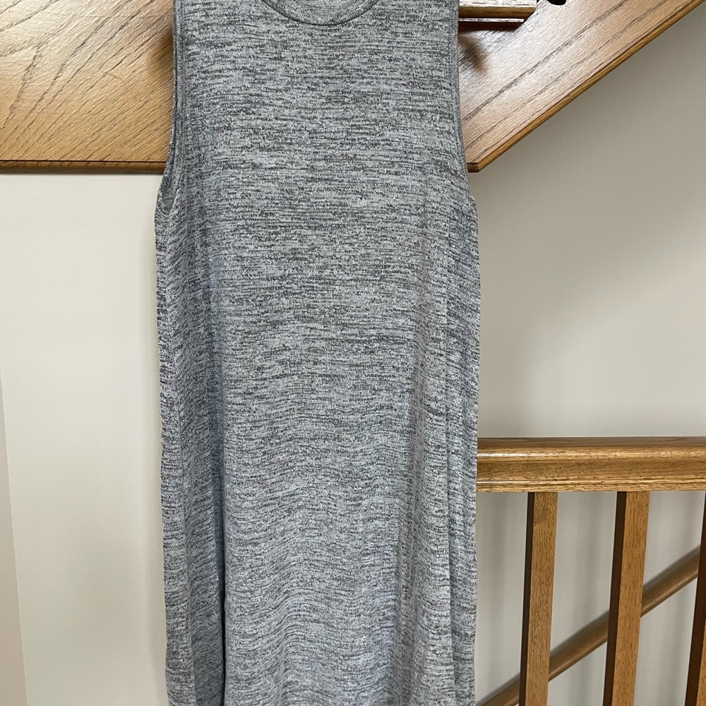 Forever 21 Heather Gray Sleeveless Knit A-Line Dress